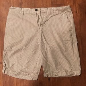 Brown striped BR shorts